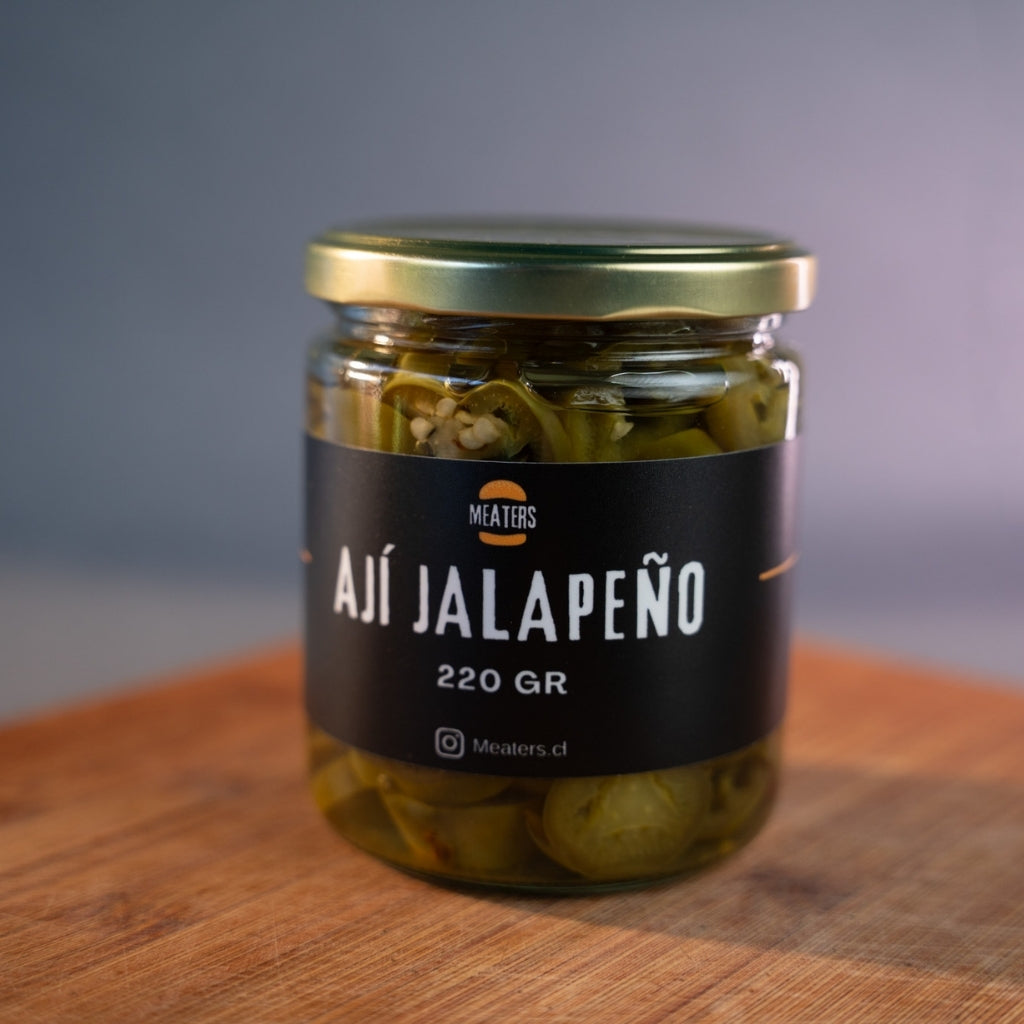 Ají jalapeño en rodajas 220gr Meaters