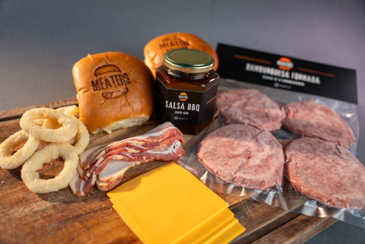 Pack Cheeseburger Texano Meaters listo para preparar en casa